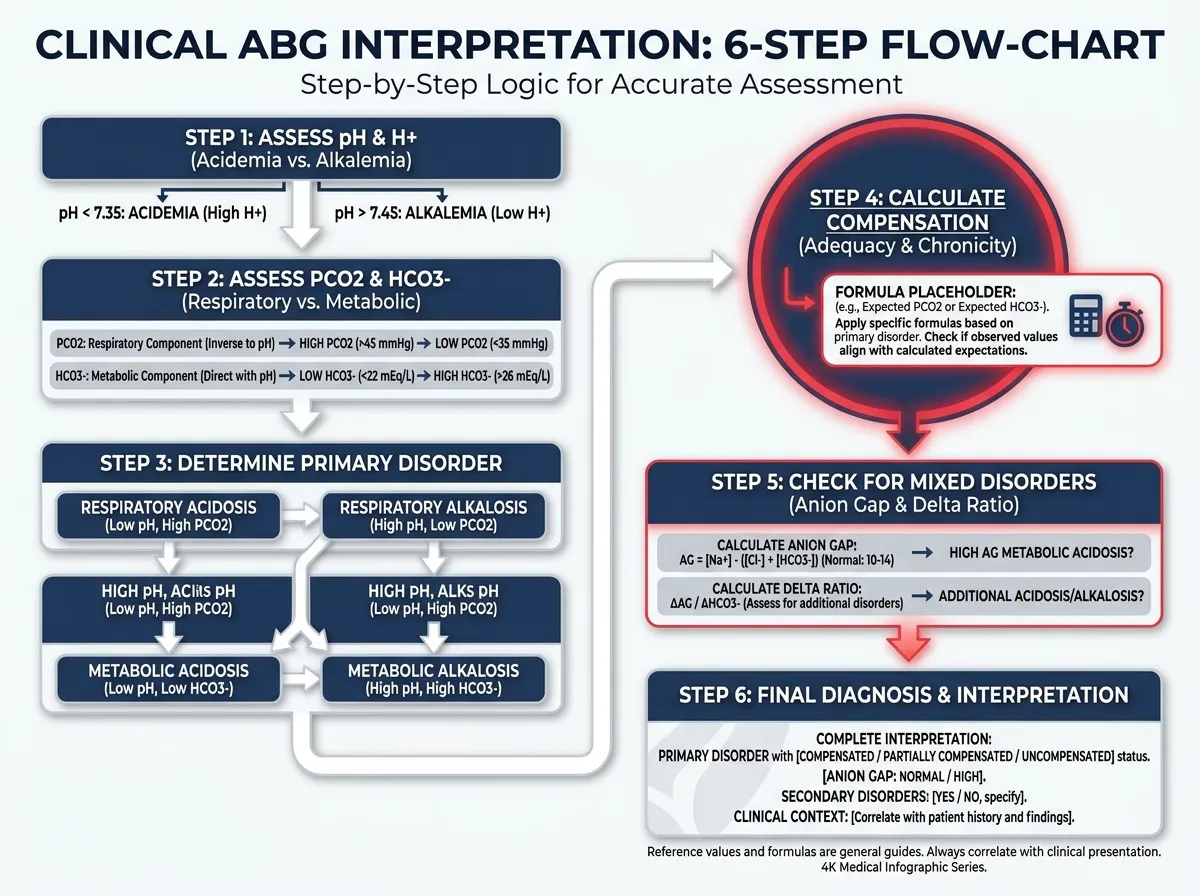 6 Step Flowchart