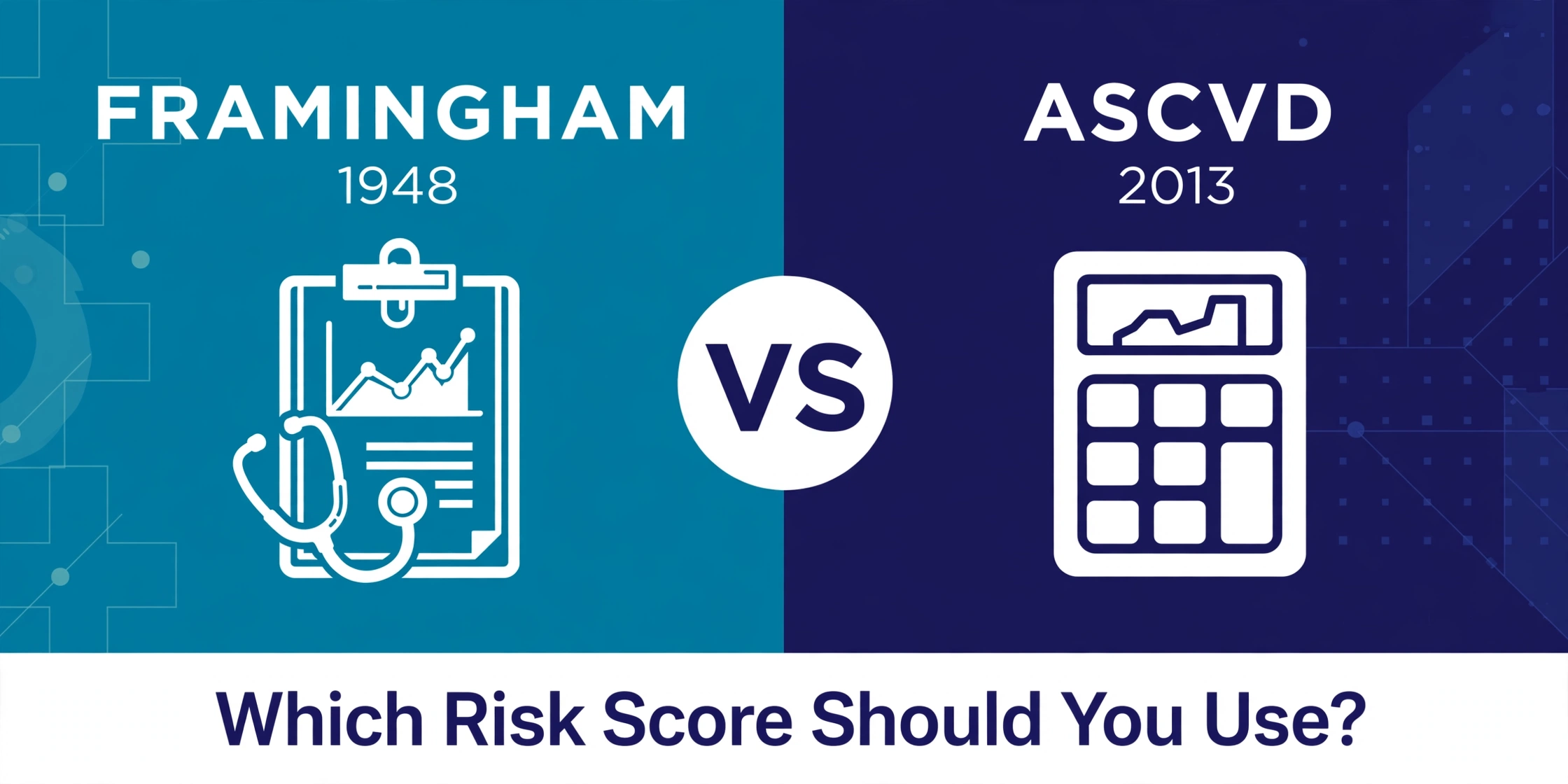 Framingham vs ASCVD risk models