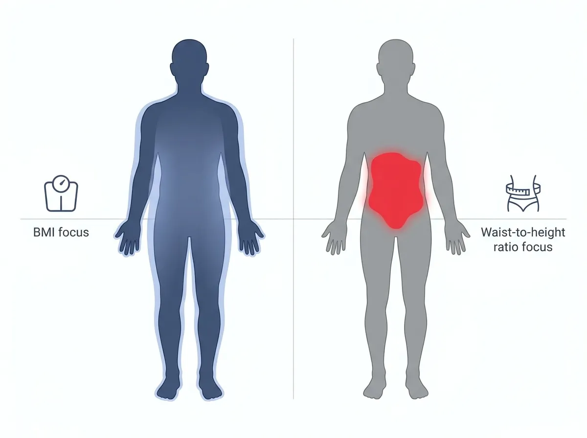 Comparison of BMI and Waist-to-Height Ratio for measuring abdominal fat