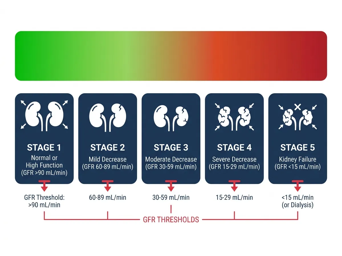 five stage kidney function scale