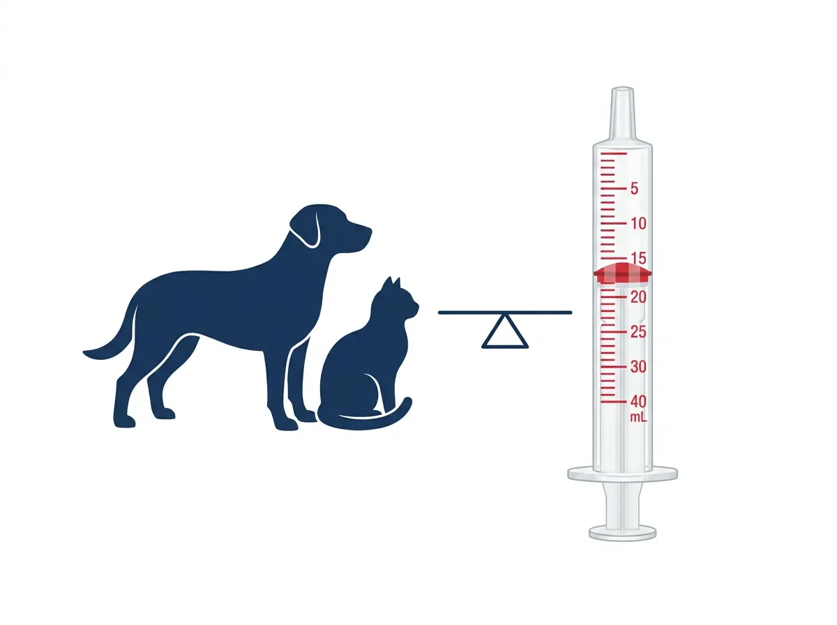 Medical infographic for veterinary