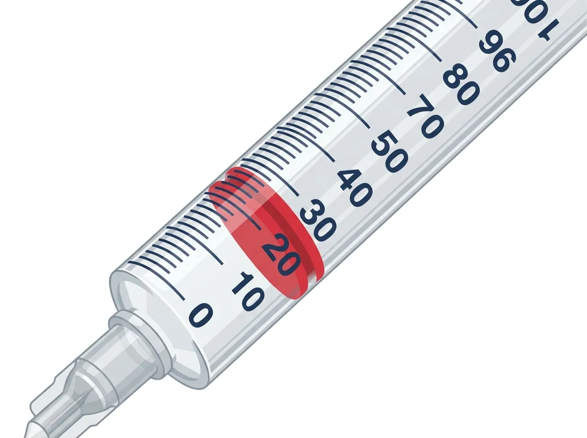 peptide reconstitution calculator insulin syringe barrel unit markings